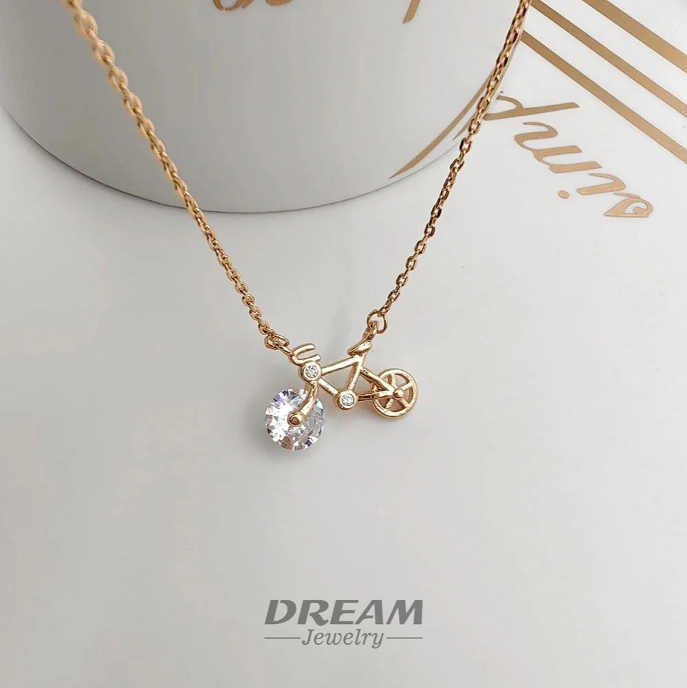 گردنبند زنانه طرح دوچرخه برند DREAM