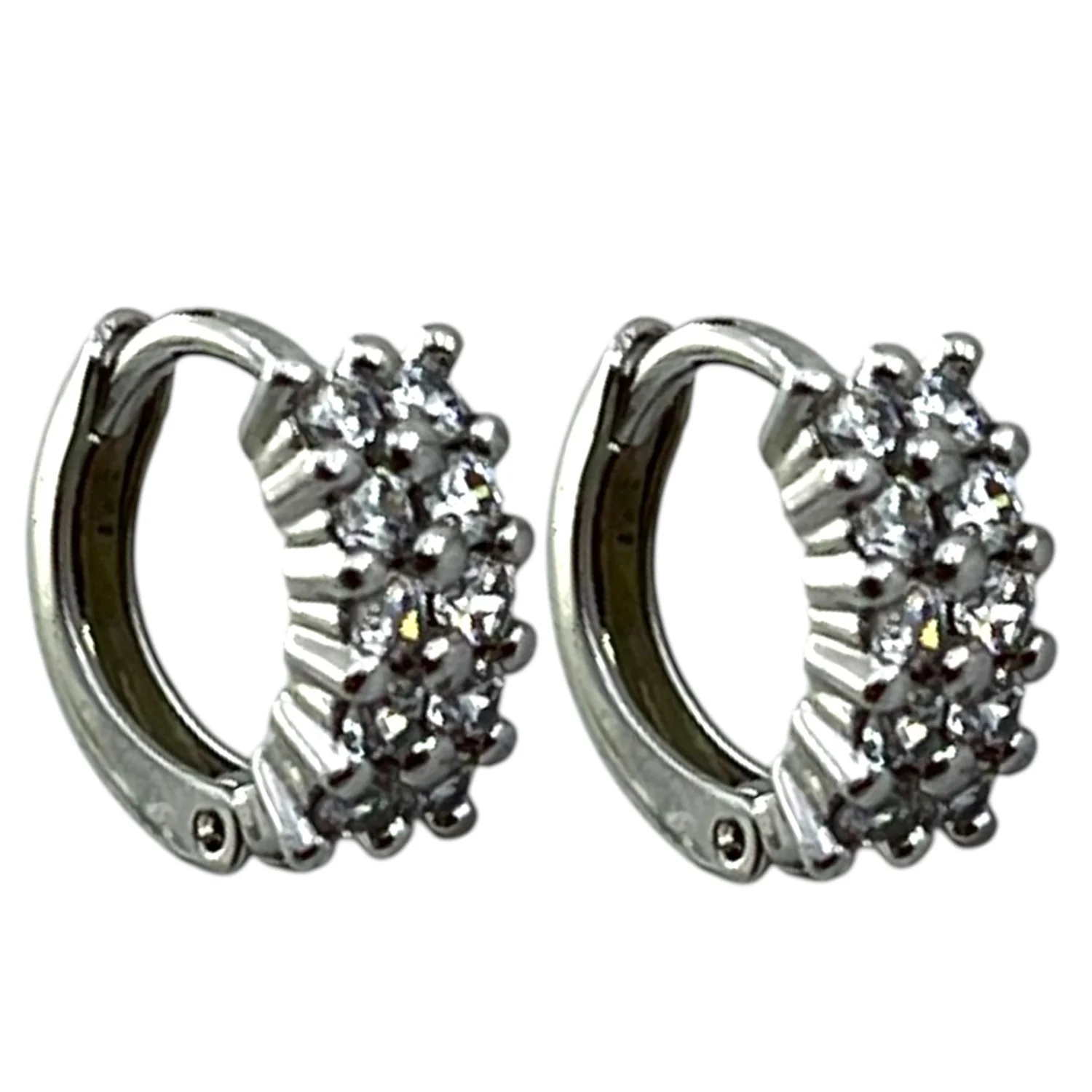 گوشواره زنانه حلقه ای طرح گل ژوپینگ