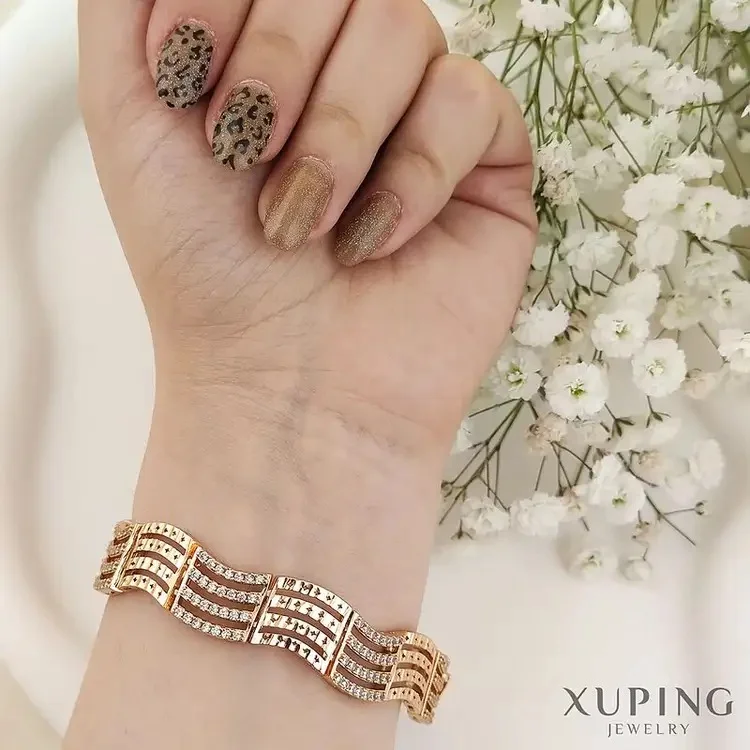دستبند زنانه نگین‌دار طرح‌طلا برند ژوپینگ